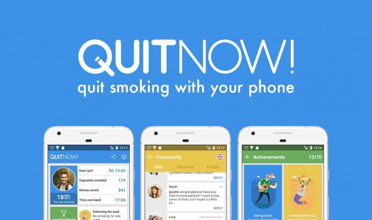 تطبيق QuitNow يساعدك على الإقلاع عن التدخين